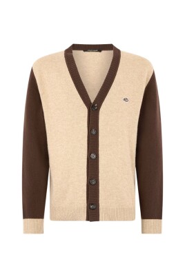 monogramme-laine-cachemire-cardigan-col-v
