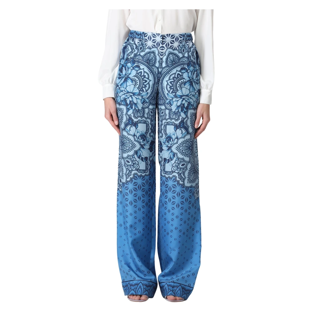 Trousers > Straight Trousers - - Alberta Ferretti - Modalova