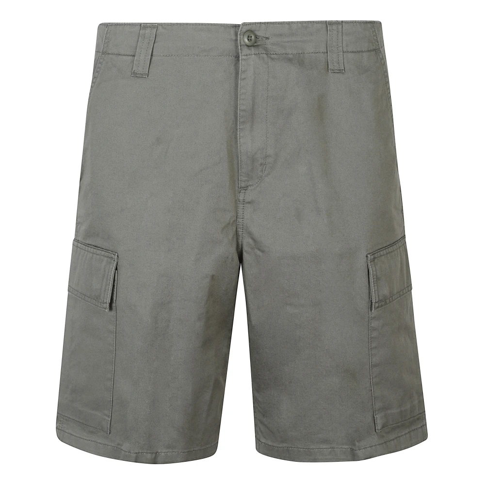 Carhartt Wip Men's Green Casual Shorts, W31, Cotton Bermuda Shorts
