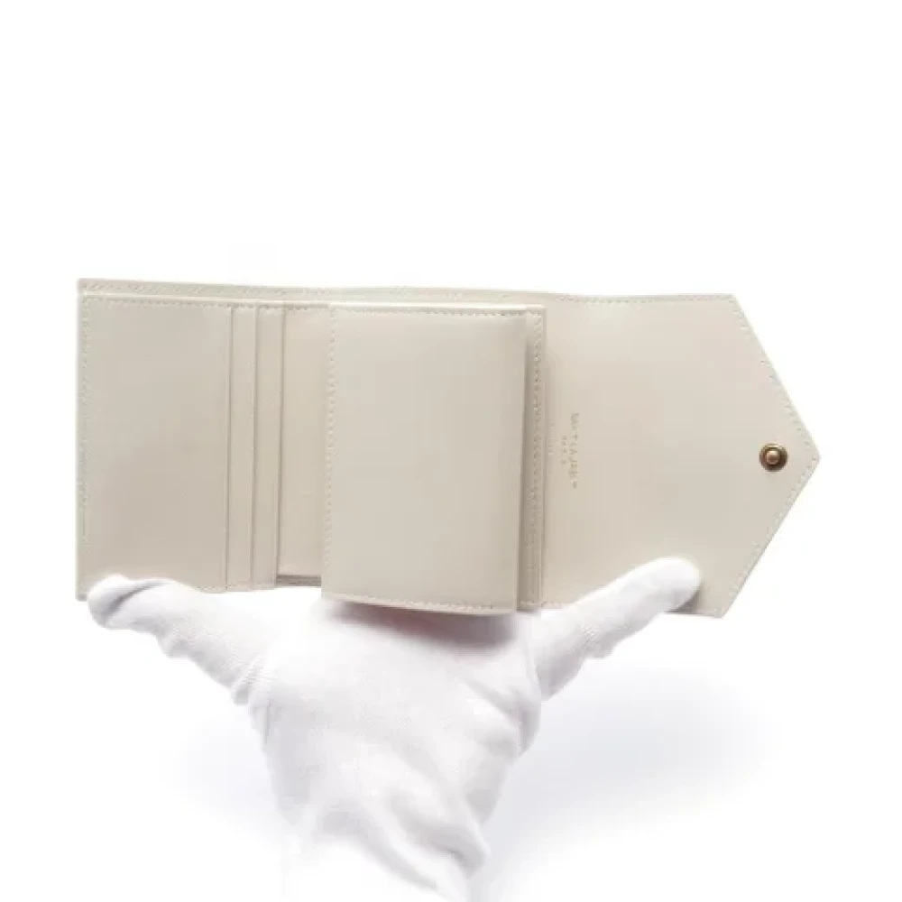 Saint Laurent Vintage Pre-owned Leather wallets White Dames