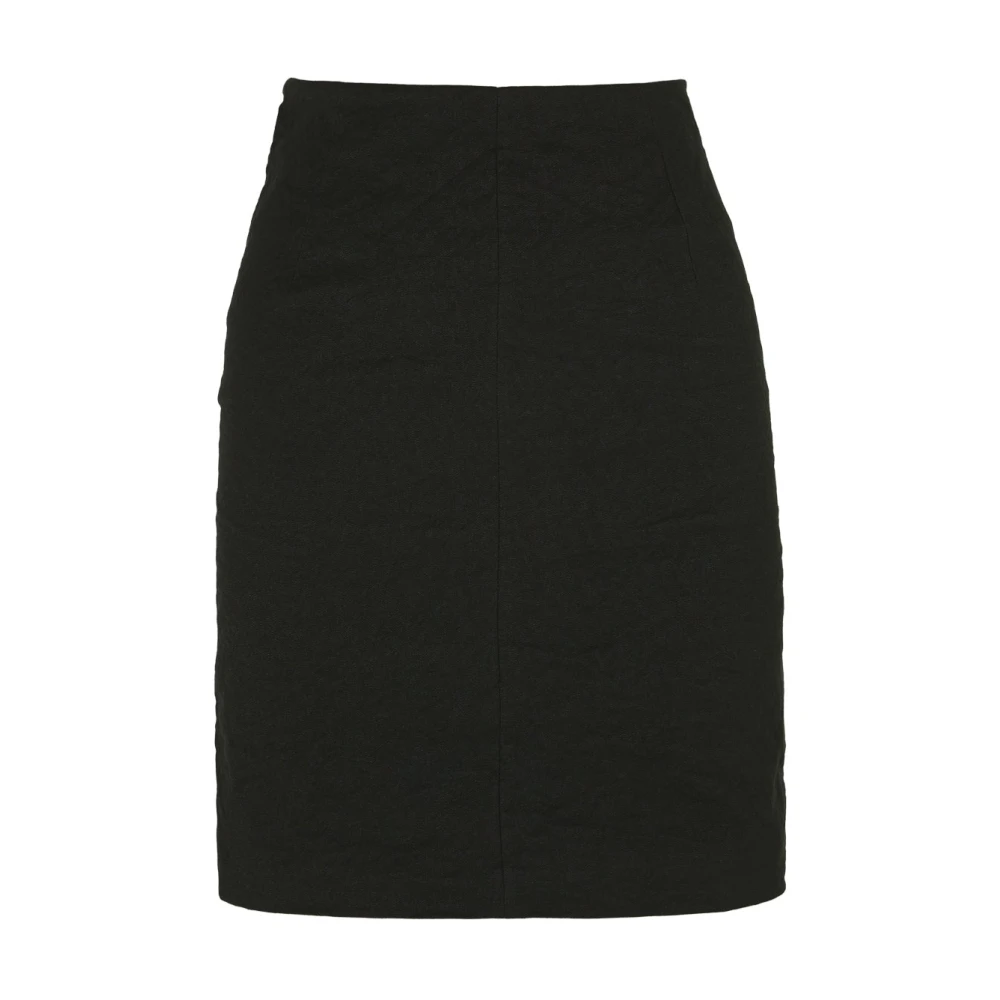 Cortana Hoge taille grafiet rok Turmalina Black Dames