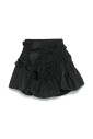 jupe-noire-plissee-a-line