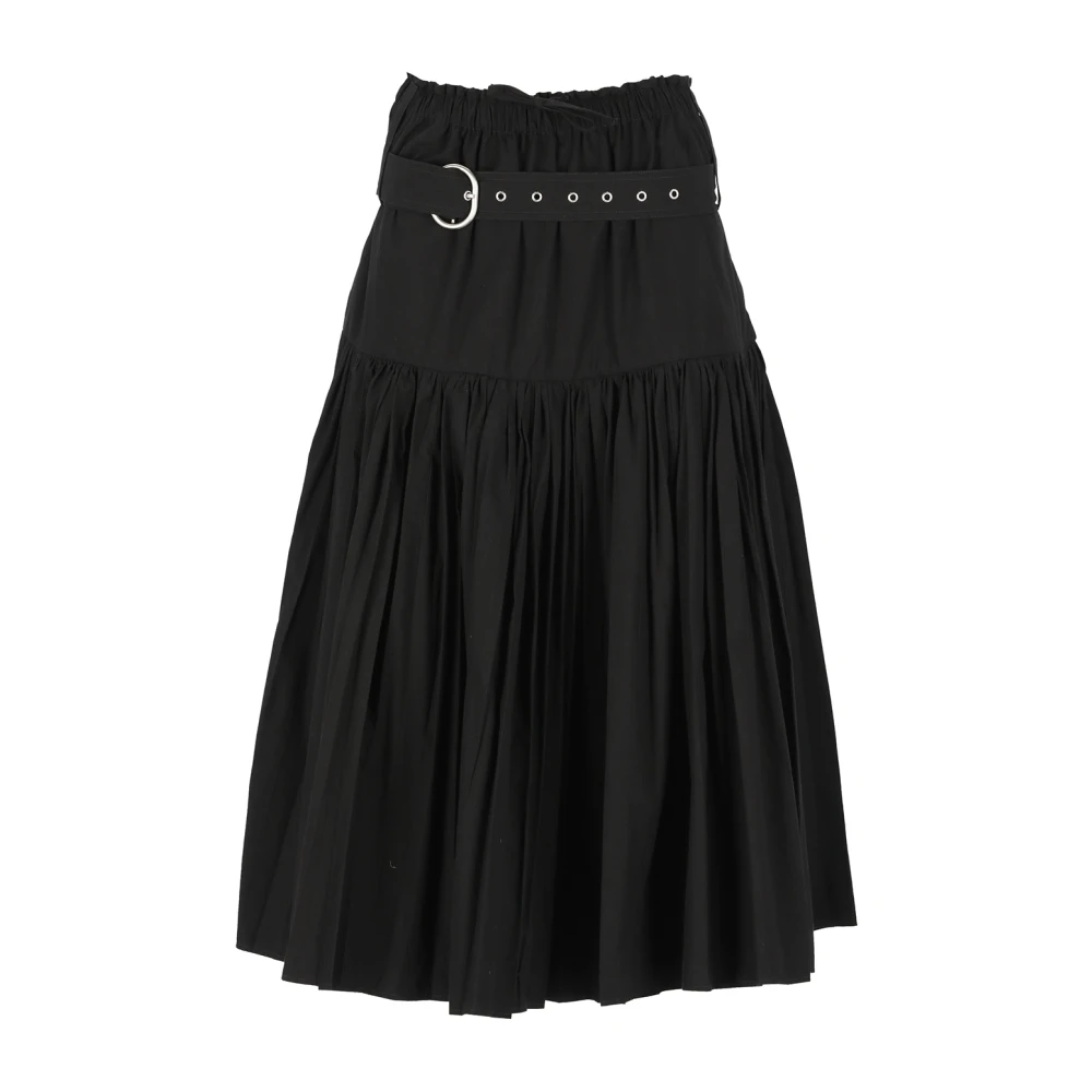Jil Sander Midi Skirts Black Dames