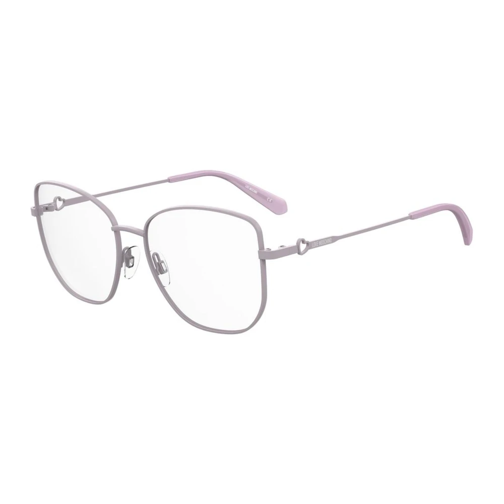 Love Moschino Women's Purple Metal Frame Glasses