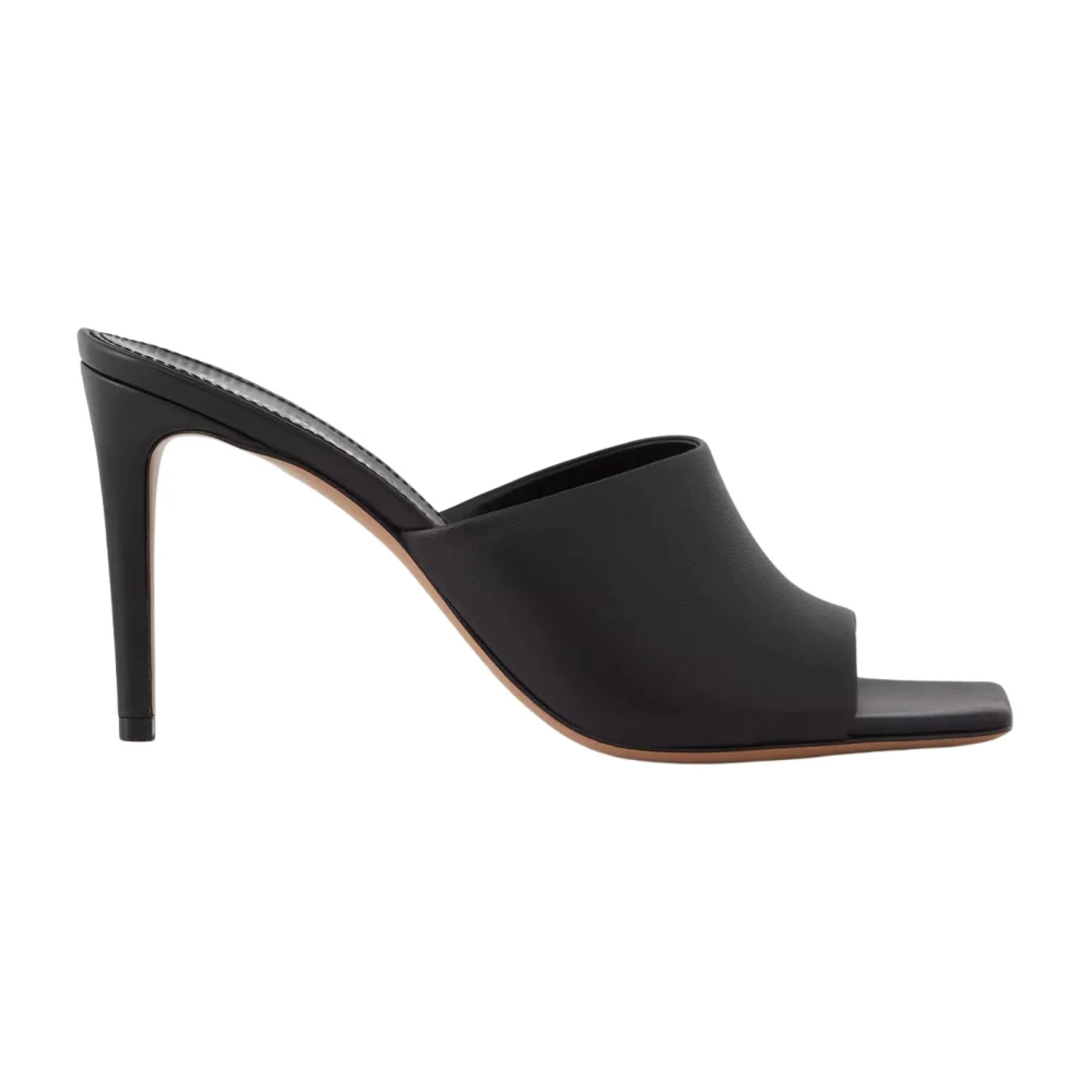 Paris Texas Kvinno Svart Skor Dam, 38 Eu, Läder, Heeled Mules