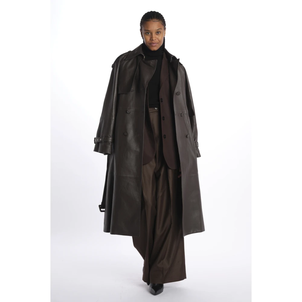 IVY OAK Bruine Blazer Jas Brown Dames