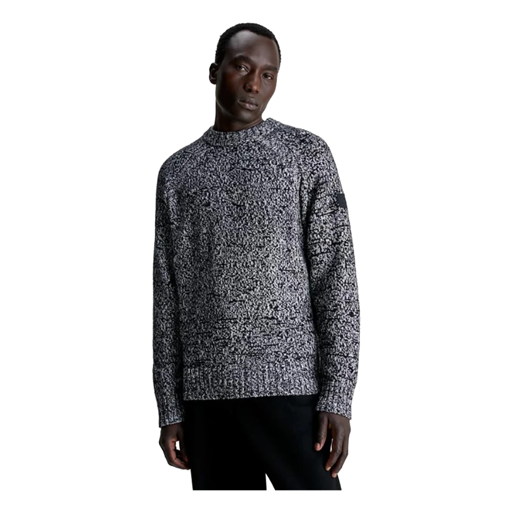 Calvin Klein Zwarte Sweaters Black Heren