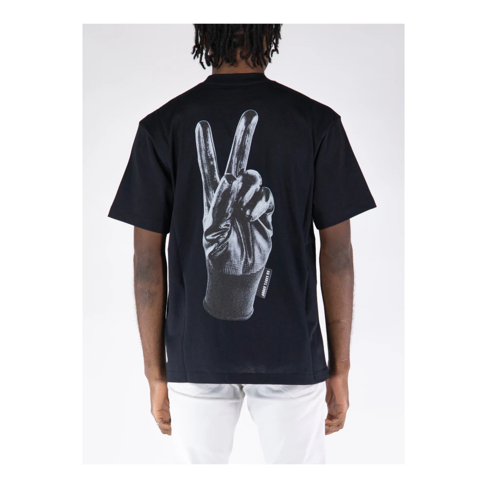 44 Label Group T-shirt met ronde hals Black Heren