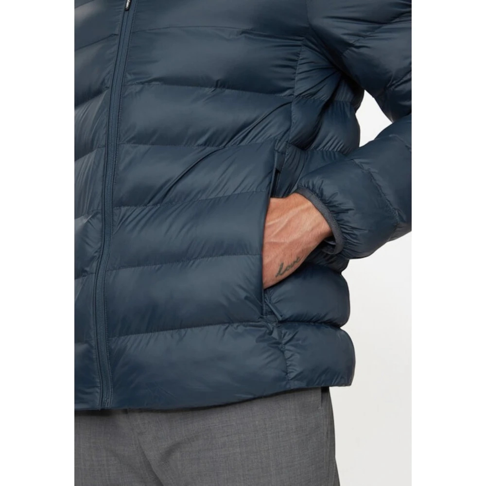 Calvin Klein Capuchon Puff Jack Ink Blue Heren