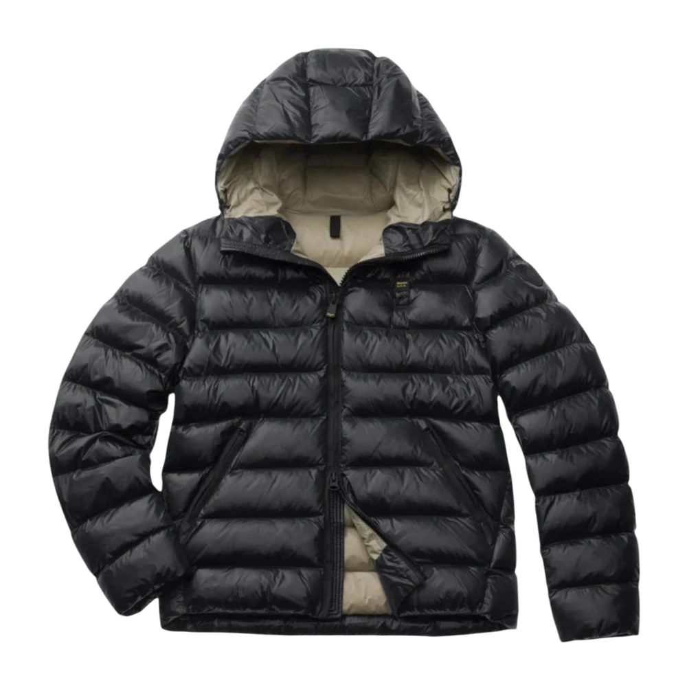 Blauer Herren Schwarz Steppjacke Adams, Gr. M - Image 3