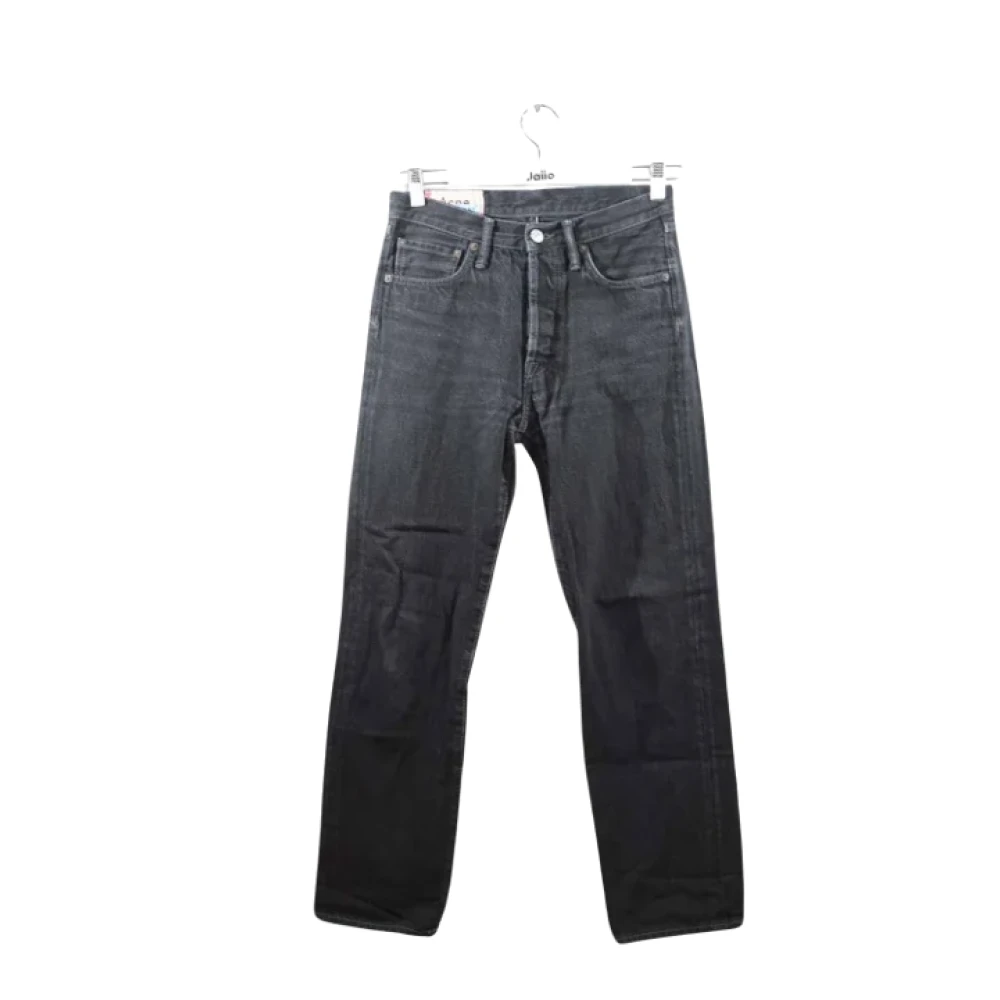 Acne Studios Pre-owned Cotton jeans Black Heren