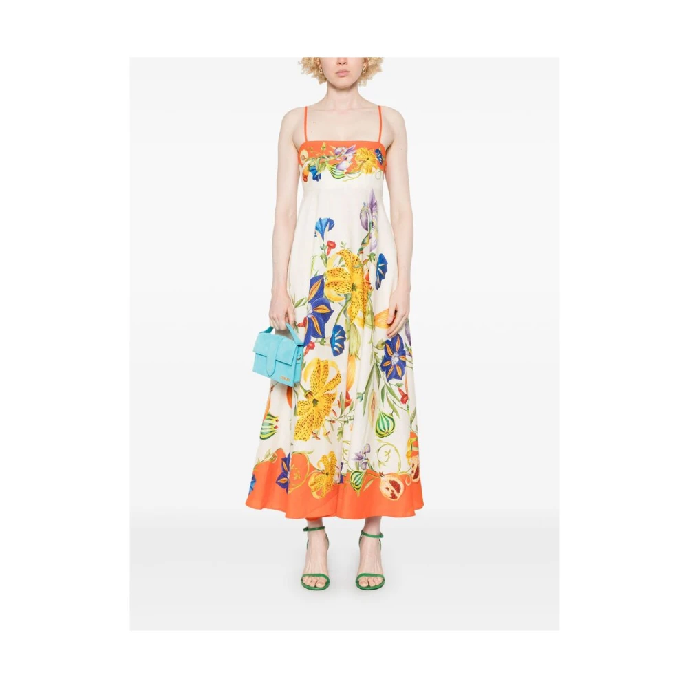 Alemais Beige Jurk met Ritssluiting Multicolor Dames