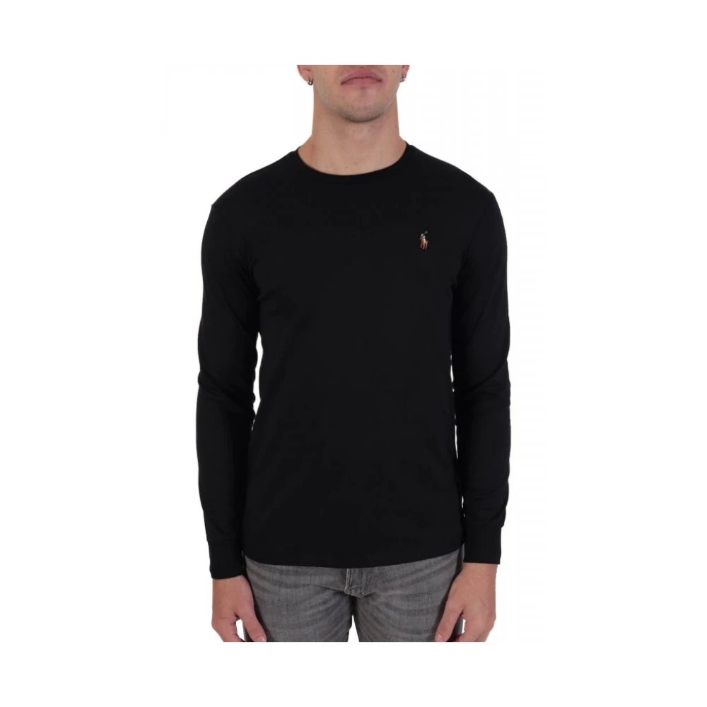 Ralph Lauren Uomo Nero Top, L, New,