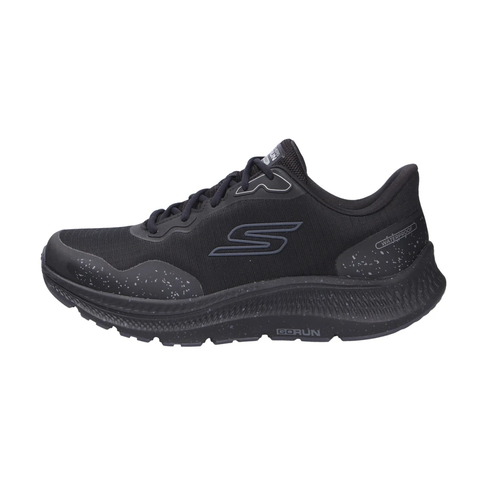 Skechers Men's Black Sneakers, 10 Uk, Go Run Trainers