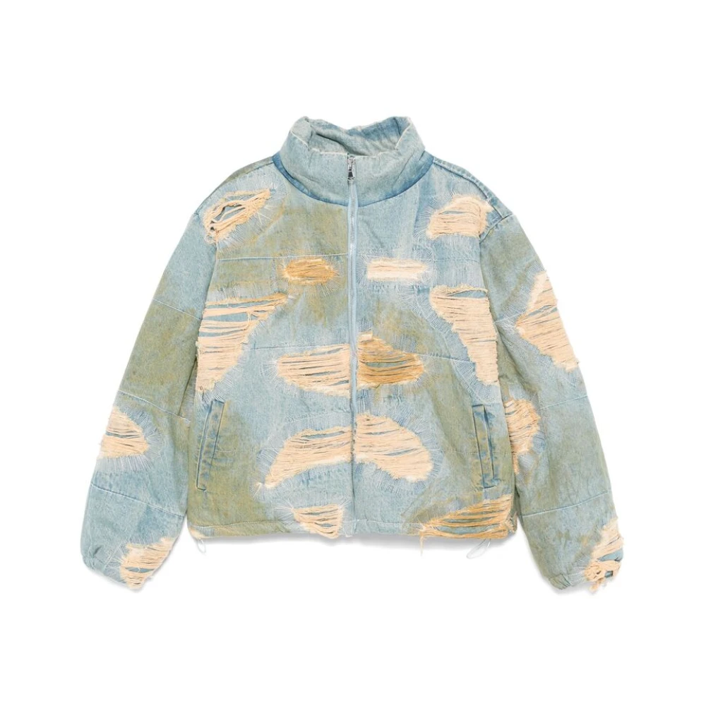 Who Decides War Bleach Wash Denim Jack Multicolor Heren