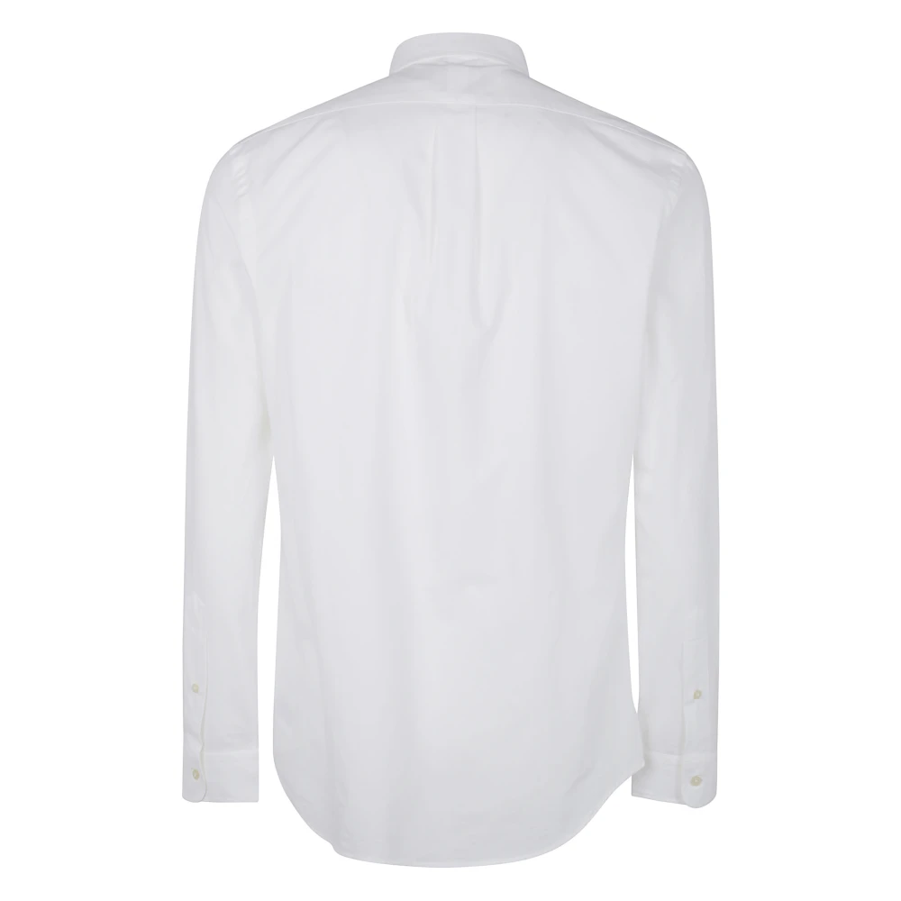 Polo Ralph Lauren Lange mouw sportshirt White Heren