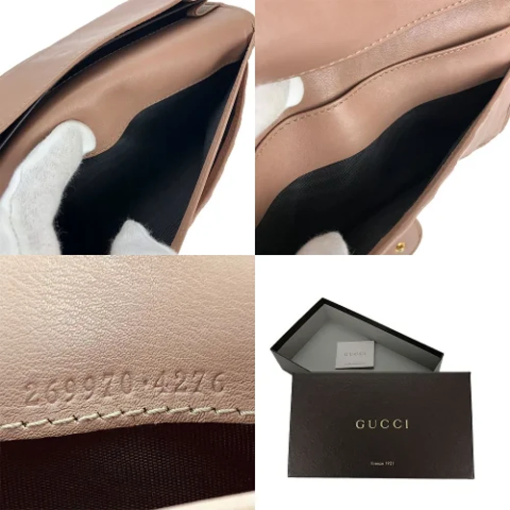 Gucci Vintage Pre-owned Leather wallets Pink Dames