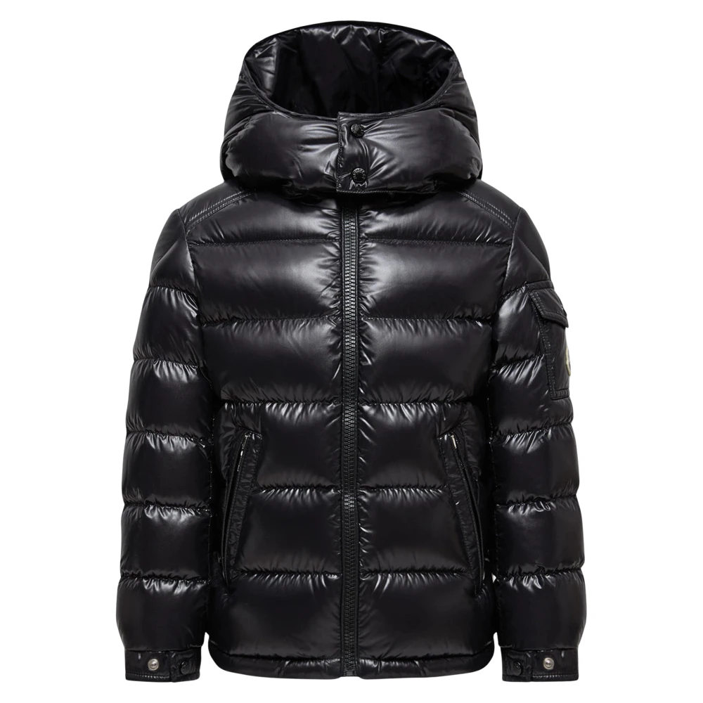 Moncler Unisex Kids Black Quilted Padded Jacket For Kids - Winter Jackets - 10 Y - Kids