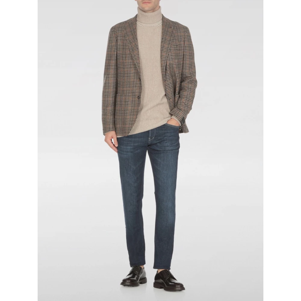 Tagliatore Turtleneck sweater Beige Heren