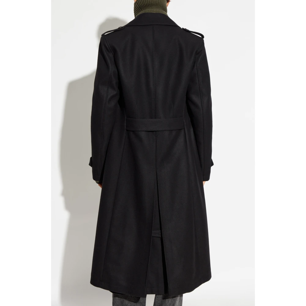 Dolce & Gabbana Wollen jas Black Heren