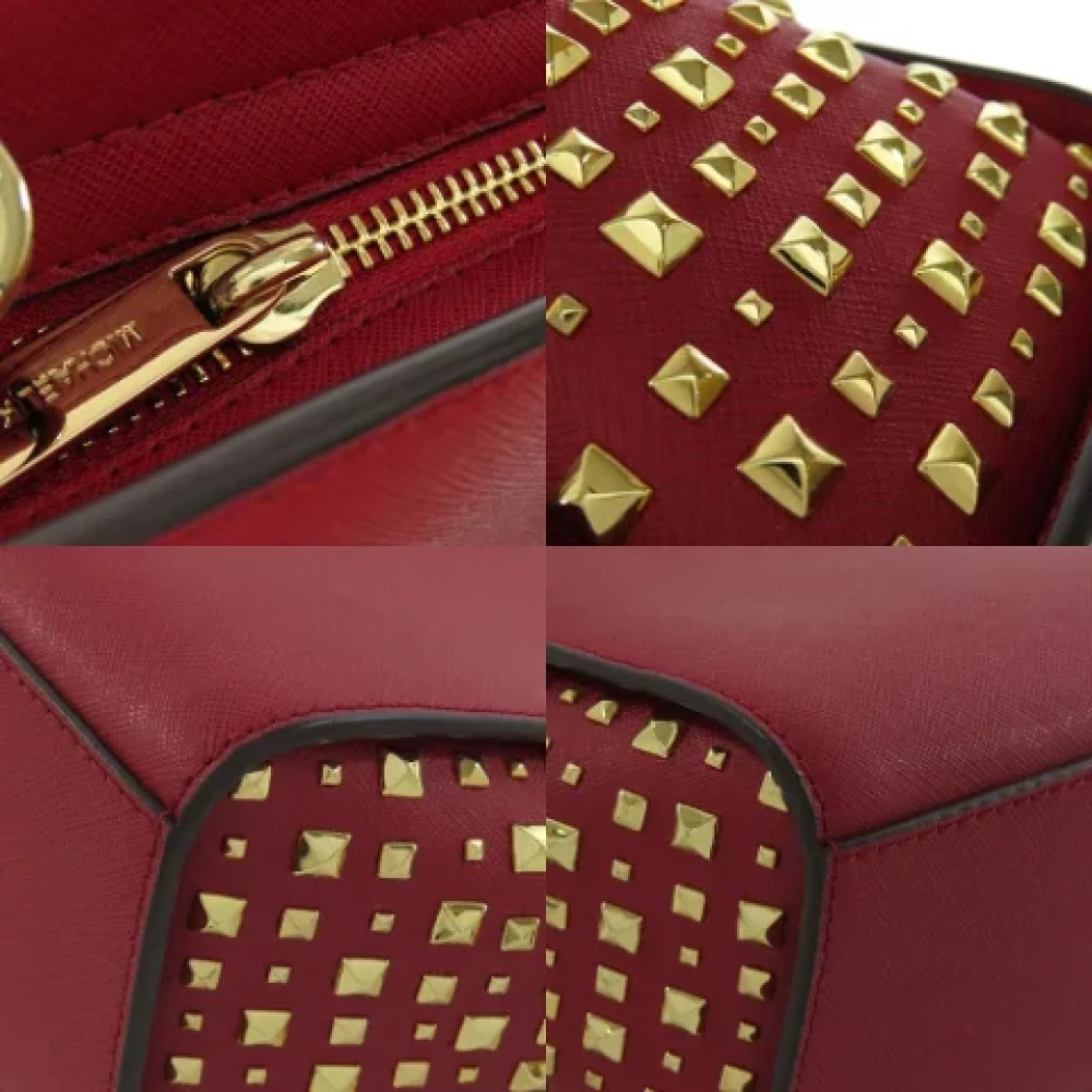 Michael Kors Pre-owned Leather shoulder-bags Red Dames