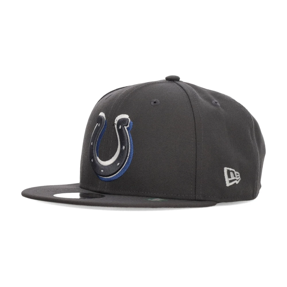 New era Colts NFL Draft Feestelijke Platte Klep Hoed Gray Unisex