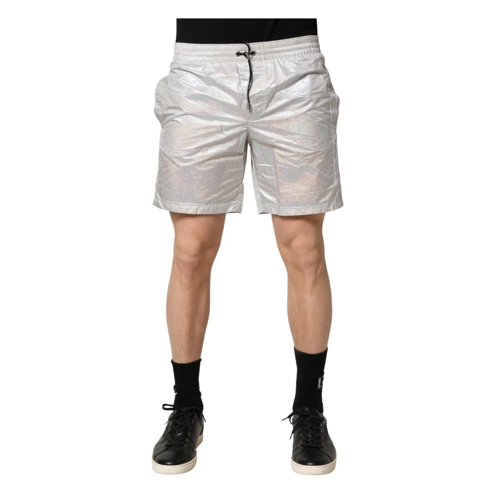 Dolce & Gabbana Men's Gray Swim Shorts - Casual Shorts - S - Shorts