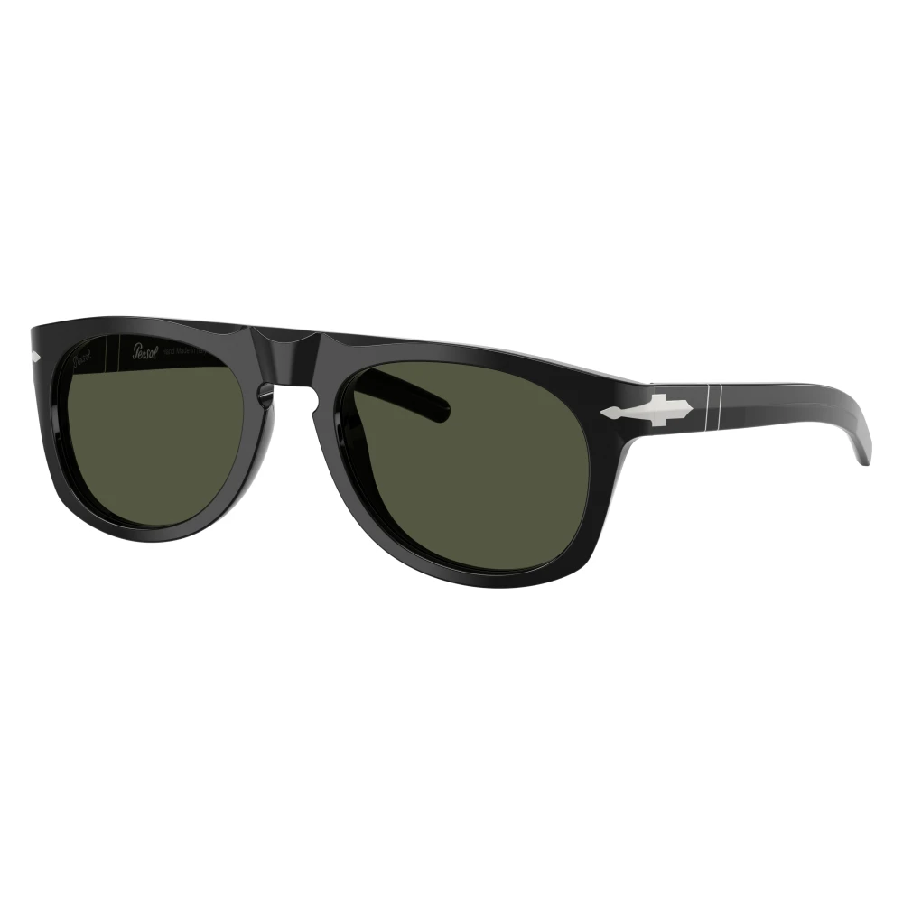 Persol , Black Sunglasses Green lenses, PO3401S 95/31, Mojo Glasses - Image 2