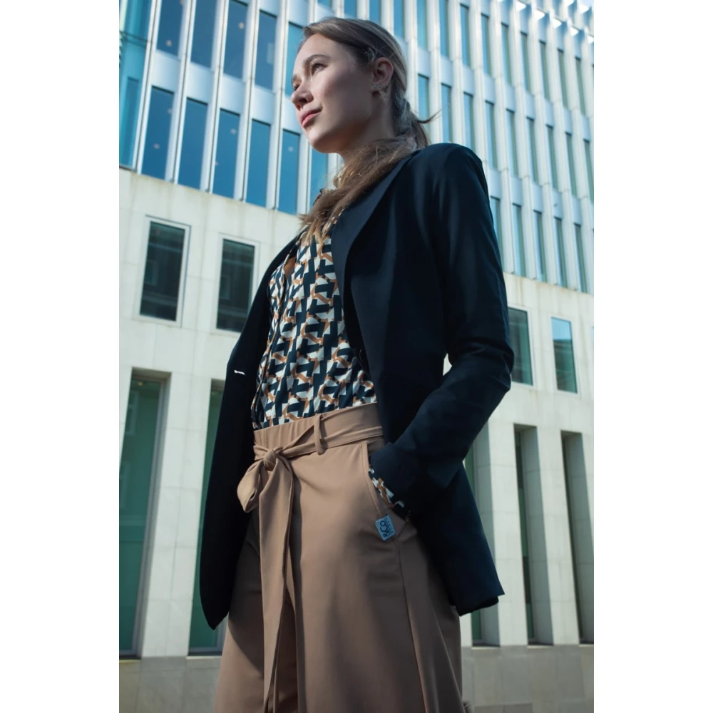 &Co Woman Blazer Dames Getailleerd Black Dames