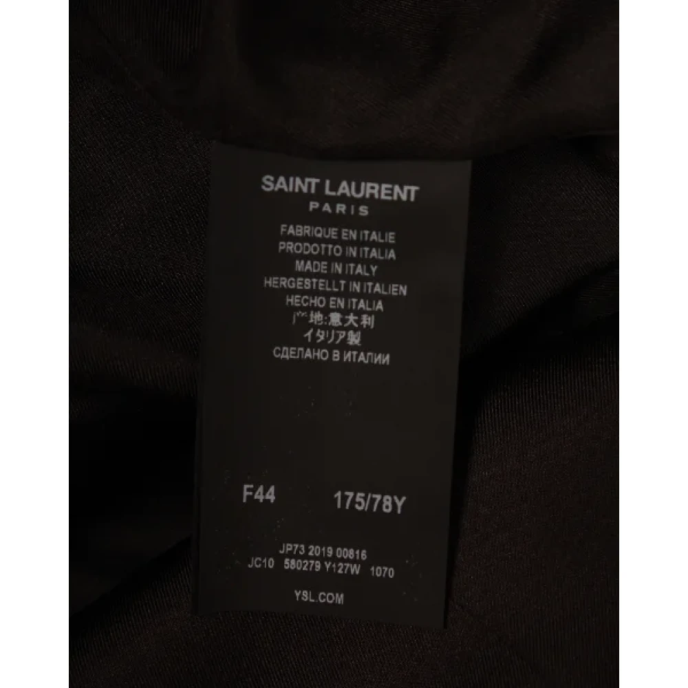 Yves Saint Laurent Vintage Pre-owned Wool bottoms Black Dames