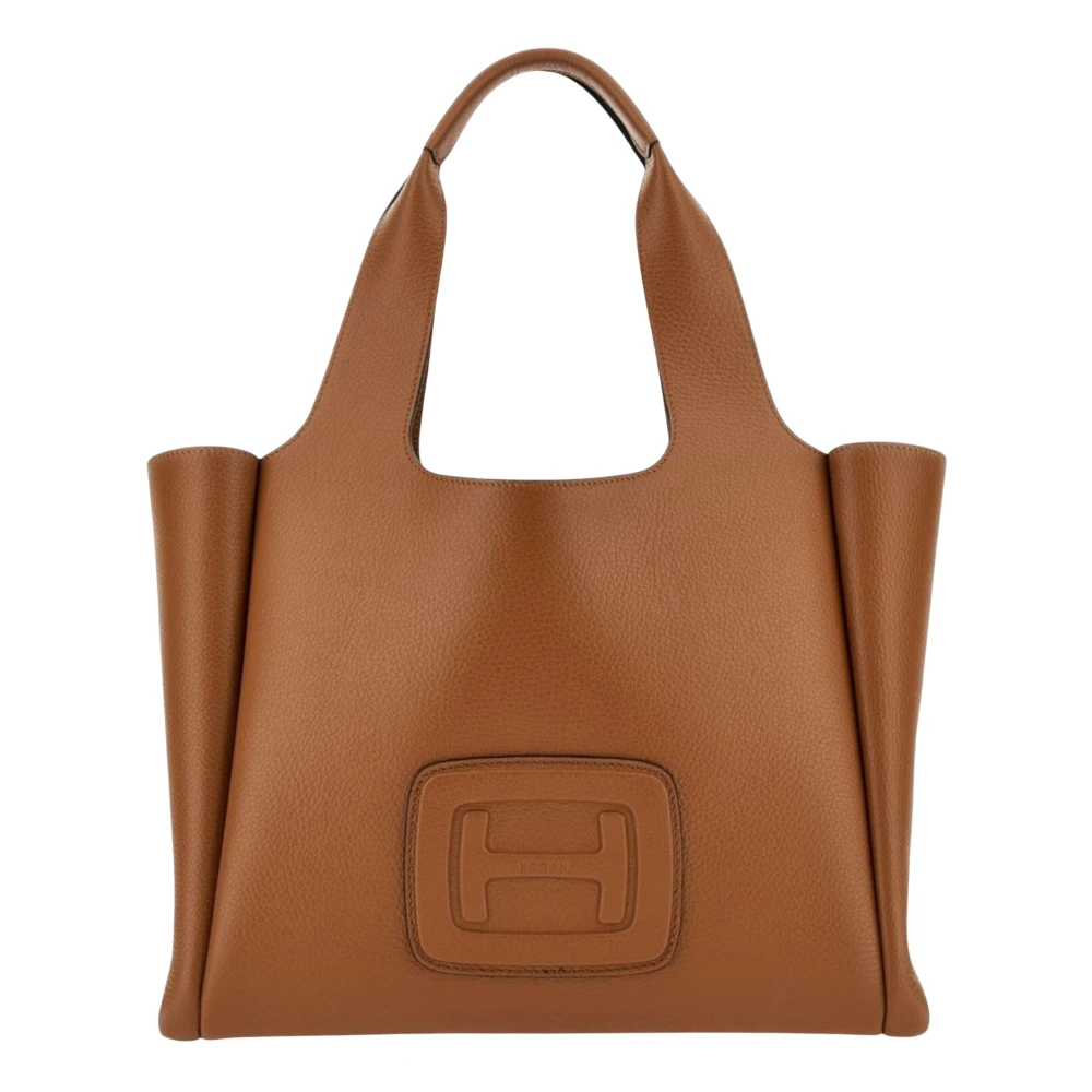 Hogan Geëtste Winkel Schoudertas Brown Dames