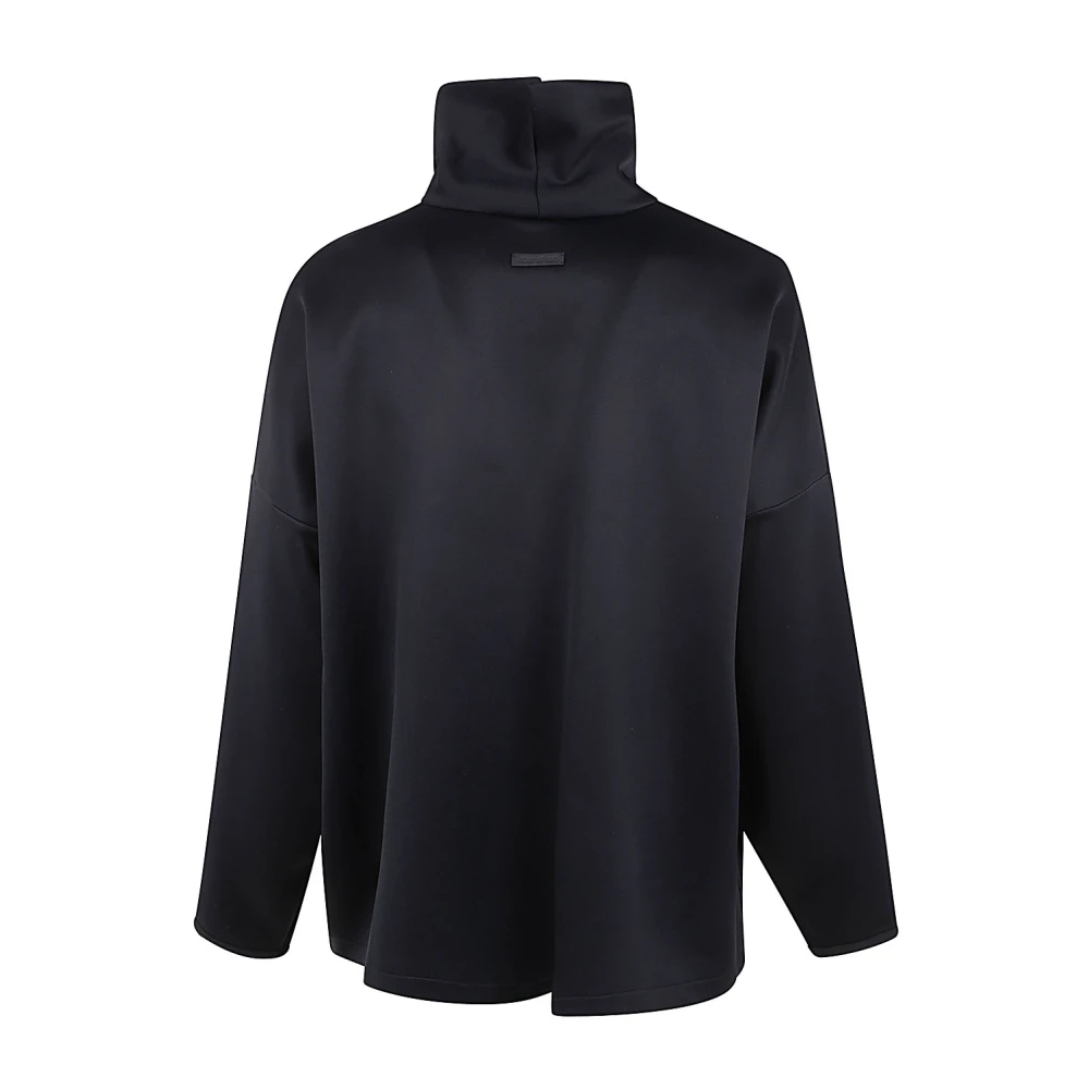 Fear Of God Zwart Split Hoge Hals Longsleeve Top Black Heren
