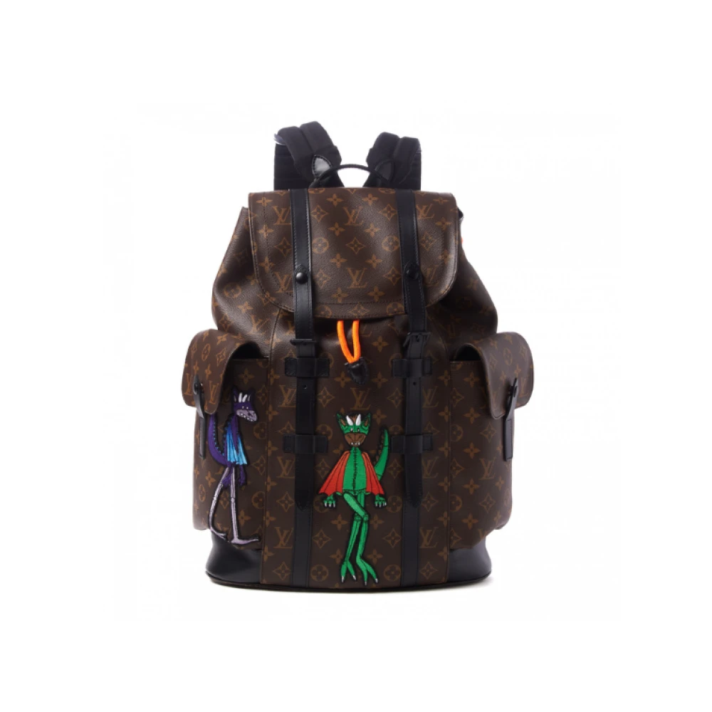 Louis Vuitton Christopher Friends Rugzak door Virgil Abloh Brown Dames