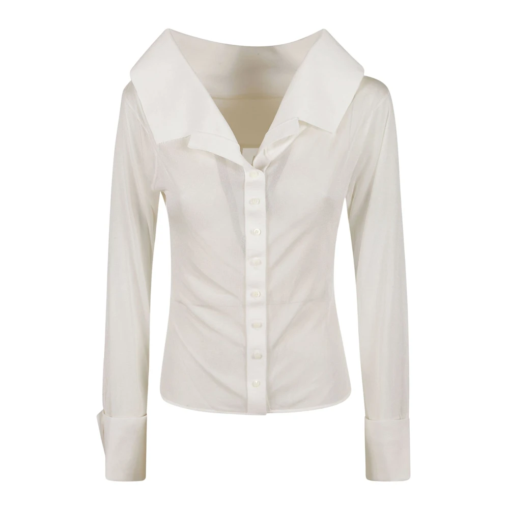 Jacquemus Klassieke Witte Overhemd White Dames