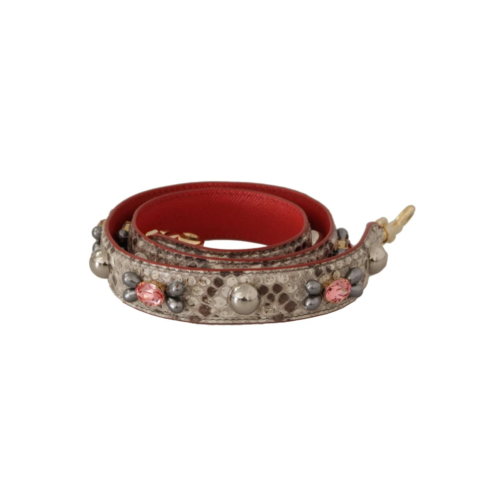 Dolce & Gabbana Women's Gold Detail Leather Shoulder Strap