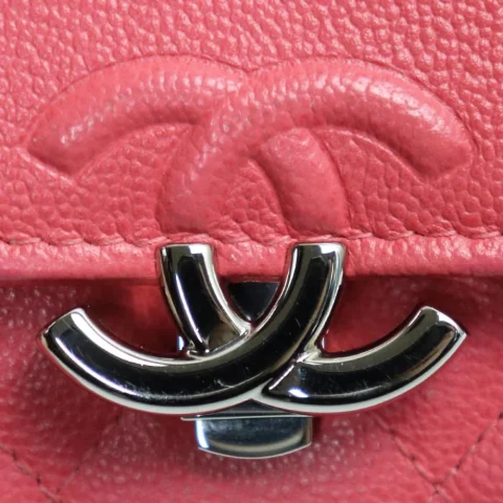 Chanel Vintage Pre-owned Leather wallets Pink Dames