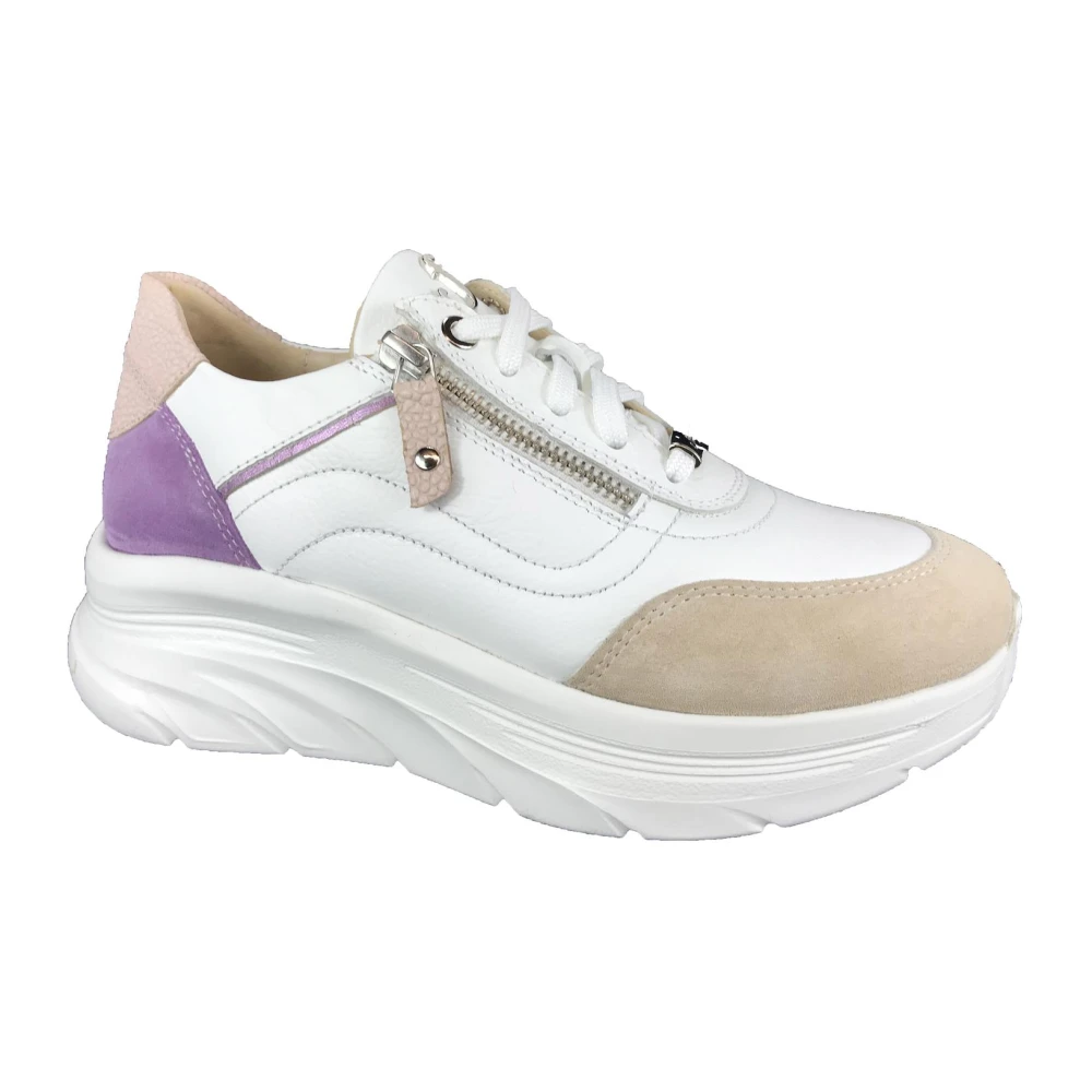 Footnotes Stijlvolle Damessneakers Dames Schoenen Beige