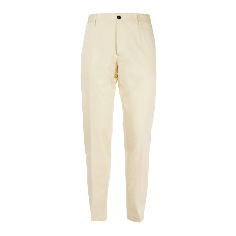 Liu Jo Elegante katoenen chino broek White Heren