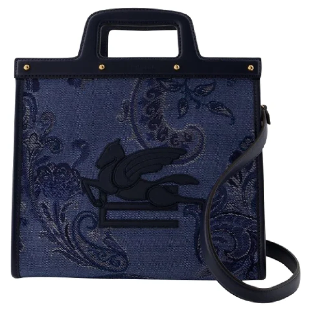 ETRO Cotton handbags Blue Dames
