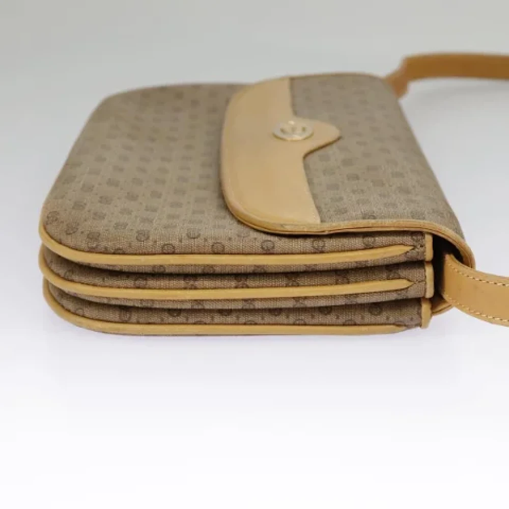 Gucci Vintage Pre-owned Canvas shoulder-bags Beige Dames