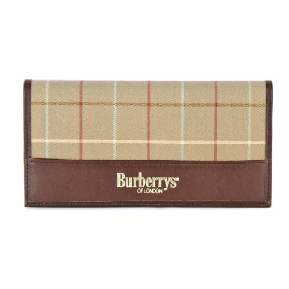 Burberry Vintage Pre-owned Fabric home-office Beige Dames