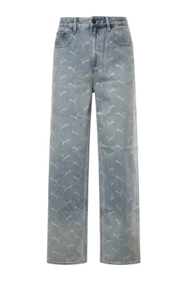 Laser Monogram Denim Jean