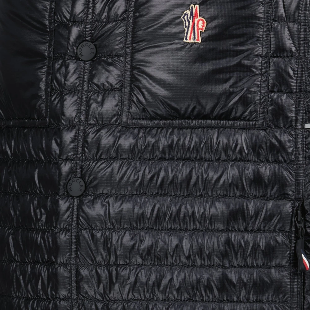 Moncler Mouwloos Ollon Vest voor Mannen Black Heren
