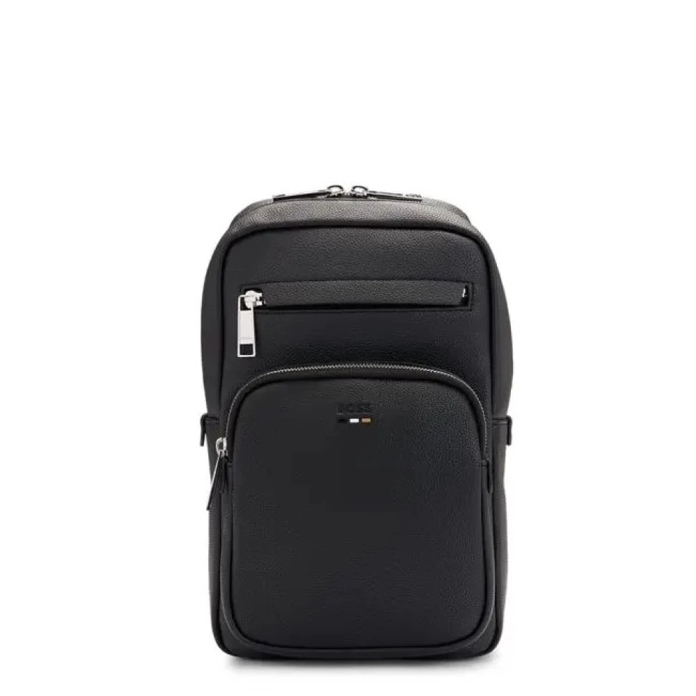 Hugo Men's Black Cross Body Bags, One Size, Ray Monostrap