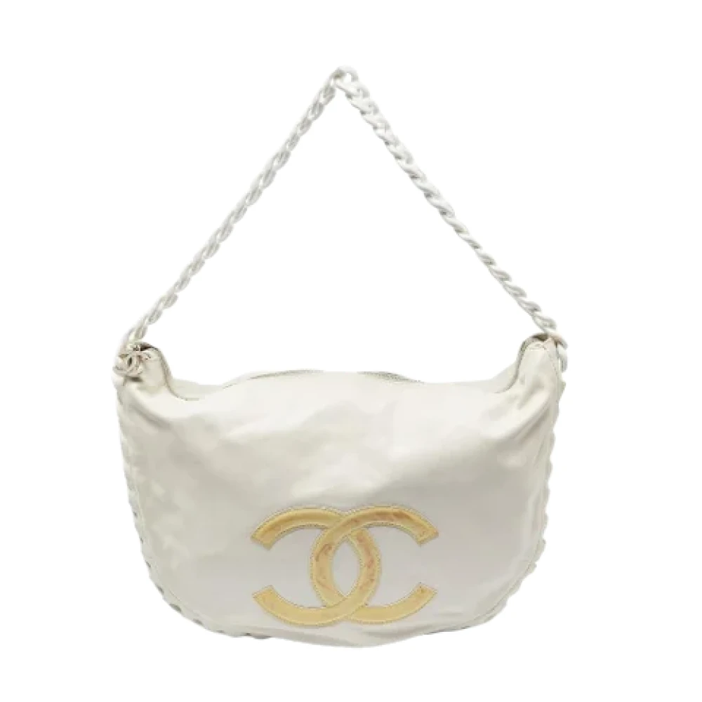 Chanel Vintage Pre-owned Leather handbags White Dames