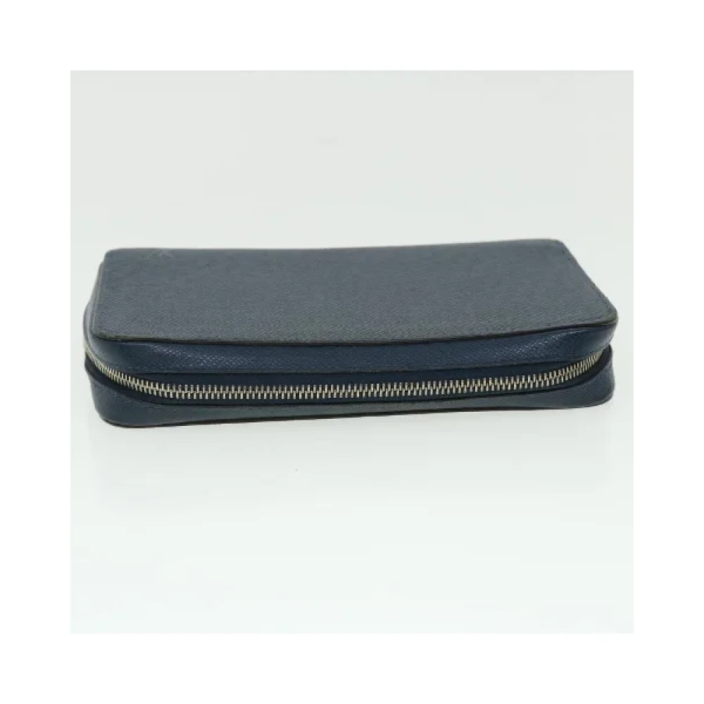 Louis Vuitton Vintage Pre-owned Leather wallets Blue Dames