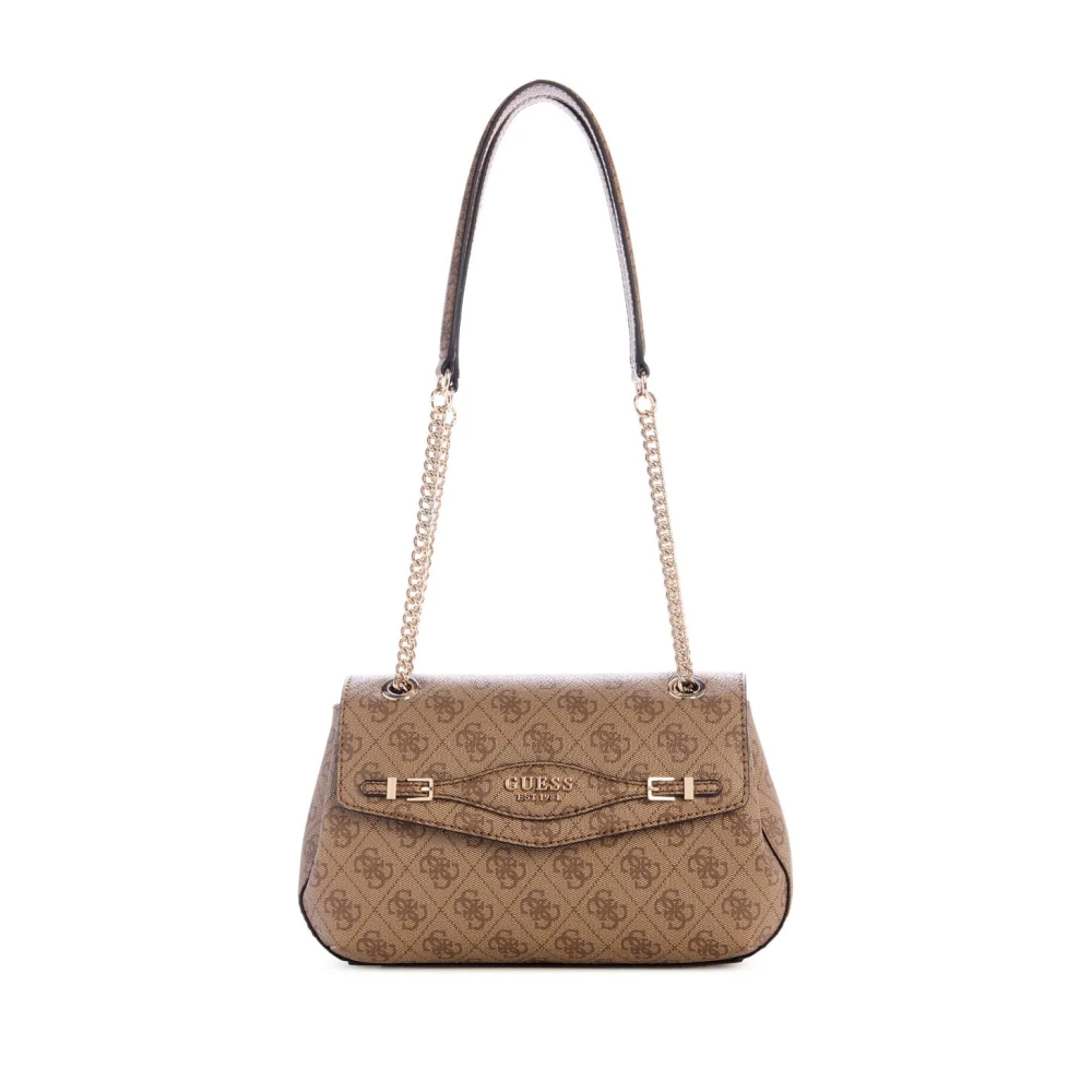 Guess Women's Brown Katya Convertible Crossbody Flap