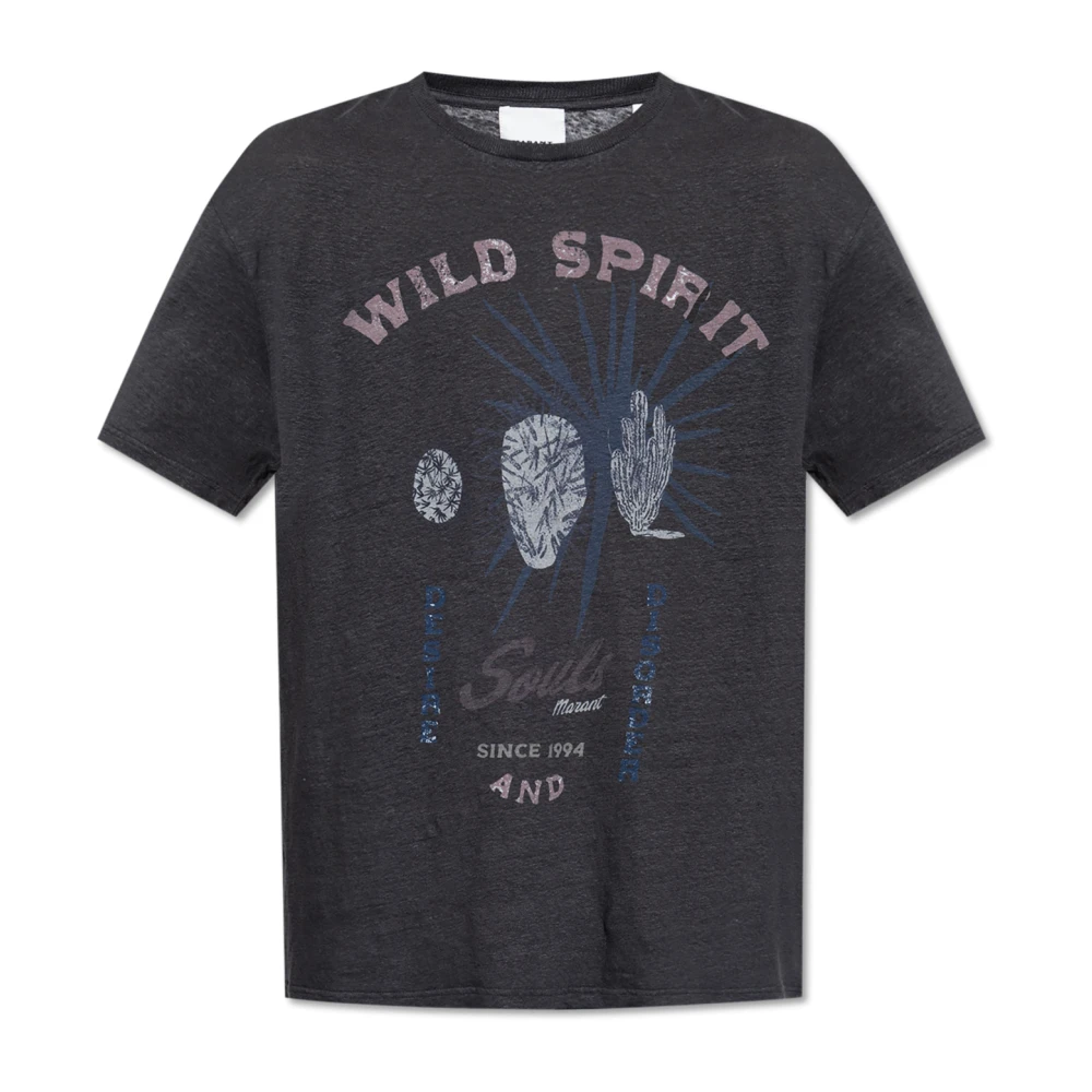 Isabel marant Linnen T-shirt Honore Blue Heren