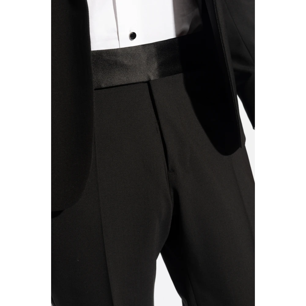 Emporio Armani Wollen pak Black Heren