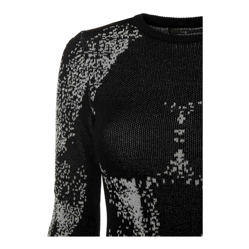 Daily Paper Reflecterende Gebreide Longsleeve Black Dames